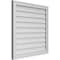 Ekena Millwork Vertical Surface Mount PVC Gable Vnt: Non-Functional, w/2"W x 1-1/2"H, Brickmould Frame, 30"W x 30"H GVPVE30X3002SN - alternate 2